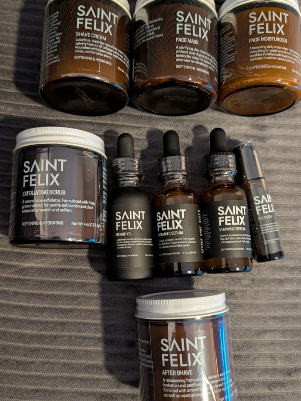 Men's Skincare & Grooming Bundle (9 Items) - Sealed!